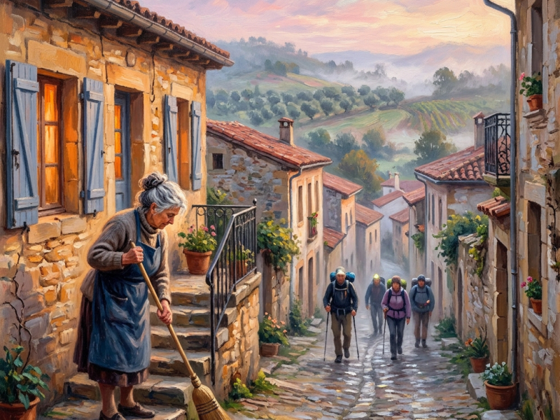 A Village somewhere between France and&nbsp;Santiago